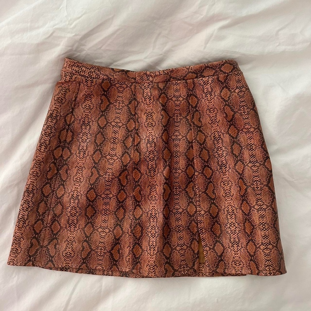 SNAKESKIN SKIRT